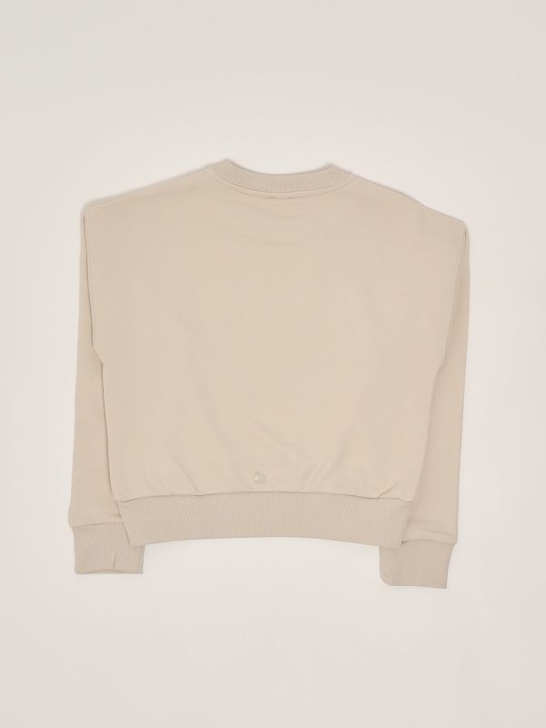 2. Felpa bambina in misto cotone Crema Givenchy h30773