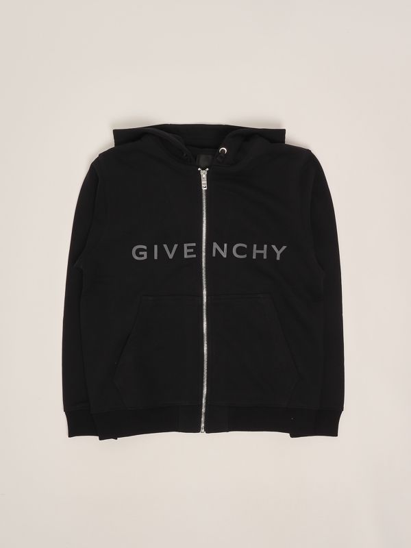 1. Sweatshirt aus Baumwollmischung für Jungen Schwarz Givenchy h30703