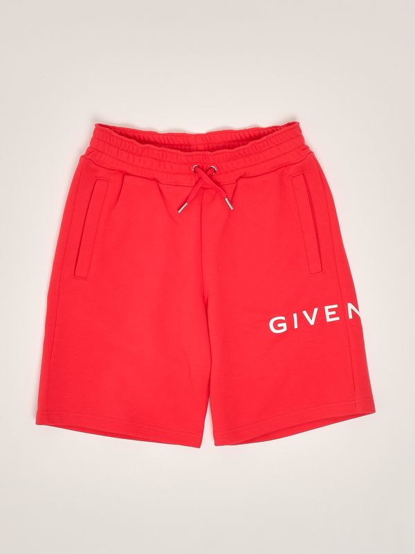 1. Short garçon en coton mélangé Rouge Givenchy h30709