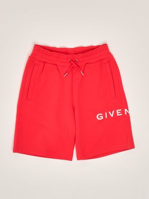 1. Short garçon en coton mélangé Rouge Givenchy h30709