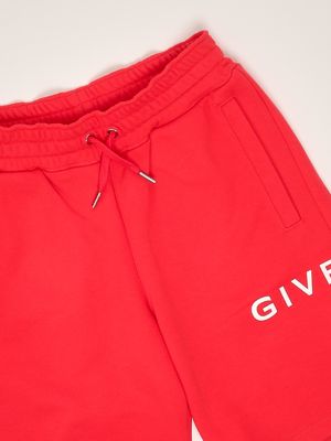 3. Short garçon en coton mélangé Rouge Givenchy h30709