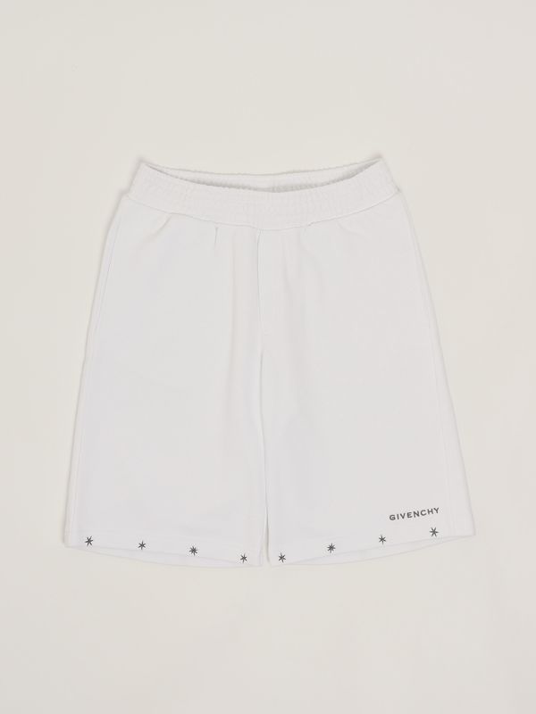 1. Pantaloncino bambino in felpa Bianco Givenchy h30710