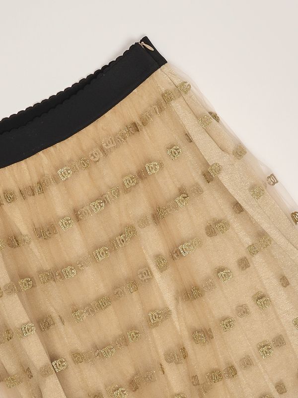 Gonna Tulle Oro Bambina Gonna Tulle A Stella Per Una Bambina - Main Image