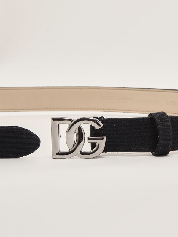 2. Cintura bambina in tela di cotone Nero-Bianco Dolce e Gabbana ec0083at661