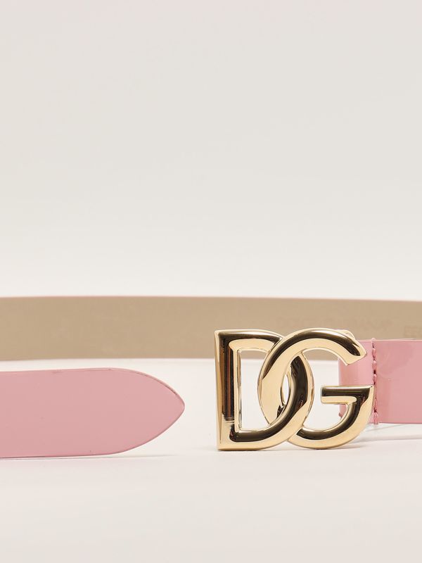 2. Cintura bambina in pelle verniciata Rosa Dolce e Gabbana ee0070a1471