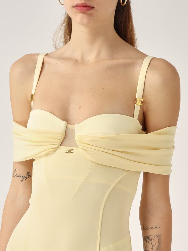 Elisabetta Franchi Red Carpet women's crepe jersey dress
