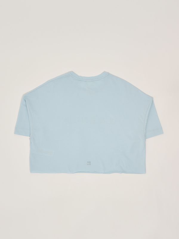 2. T-shirt en coton extensible pour femme Bleu clair Givenchy h30798