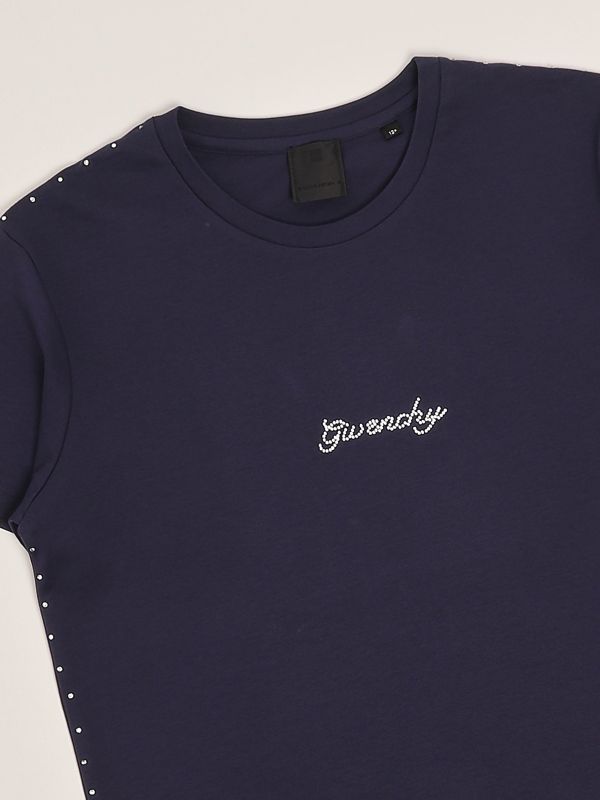 Tシャツ・カットソー GIVENCHY Woman T-Shirt Blue BW70ASGYPV 453 2000015294447_1.jpg?crop=