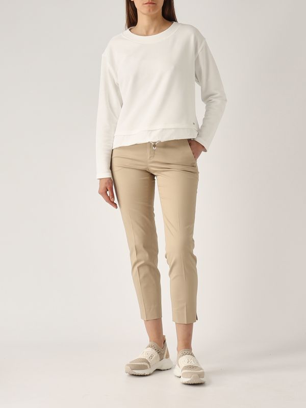 5. Pantalone donna New York in cotone stretch Beige PT Torino cdvsnyz00stddx18