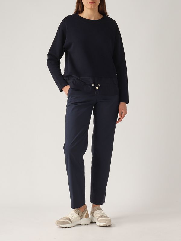 5. Erika women's cotton-blend pants Navy PT Torino cdvsrkz00stdvd05
