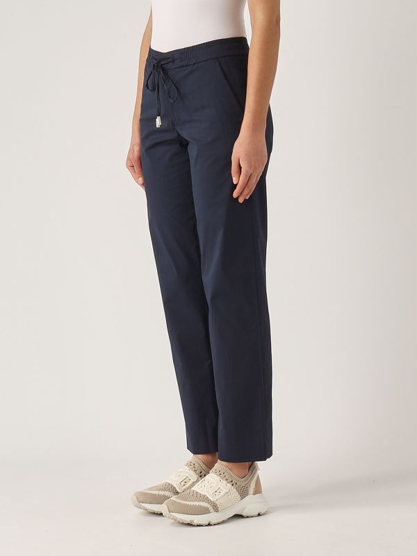 2. Erika women's cotton-blend pants Navy PT Torino cdvsrkz00stdvd05