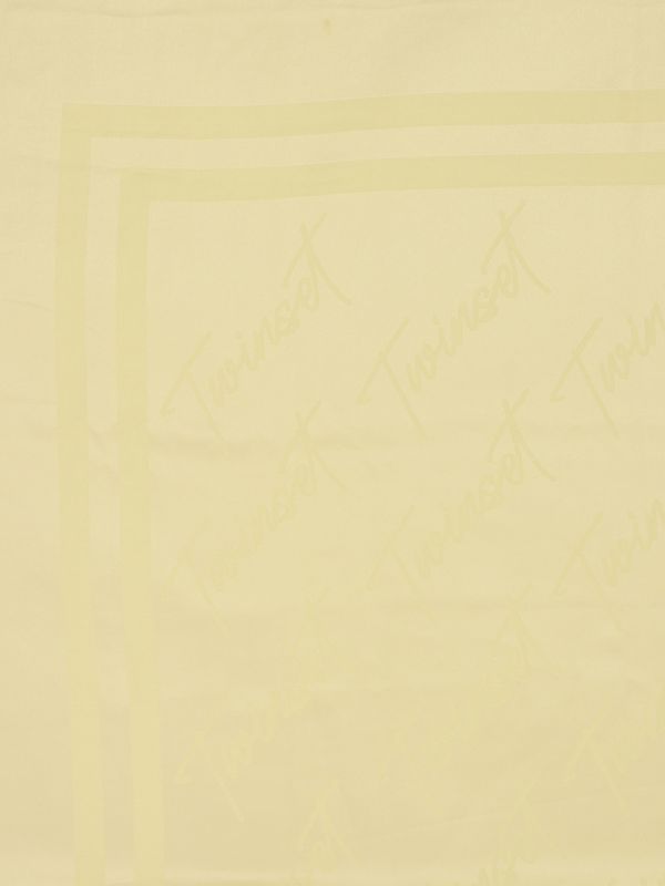 2. Foulard donna in tessuto jacquard Vaniglia Twinset 251ta4220