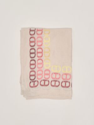 スカーフ TWINSET SS25 SCIARPA (251TA4250 12145) TWINSET SCARF - Sciarpa - nero/sabbia - Zalando.it