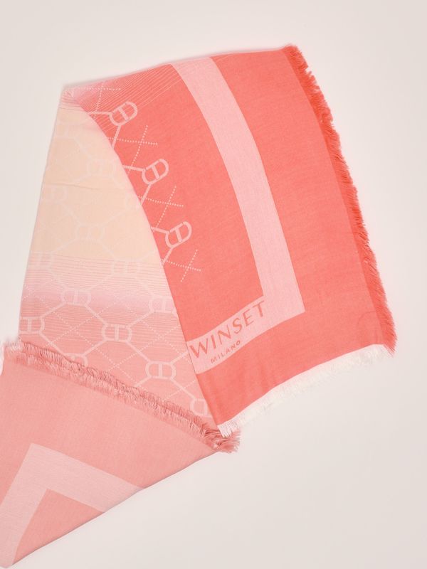 2. Foulard donna in viscosa Pesca Twinset 251ta4260