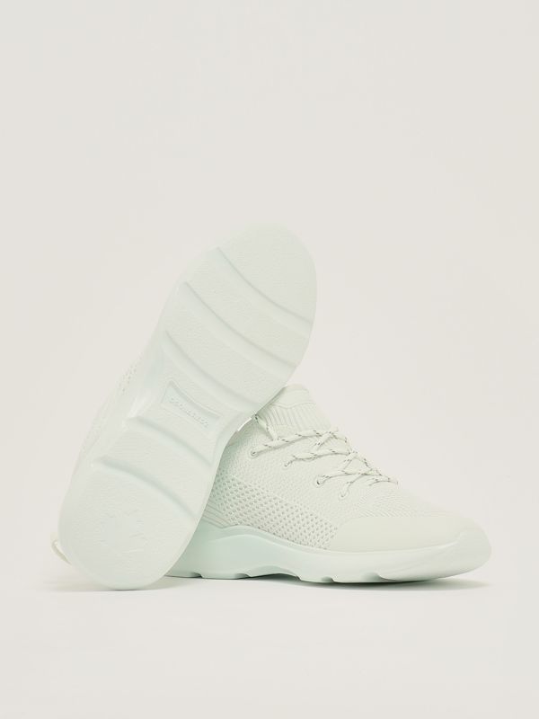4. Fly men's stretch knit sneakers White Dsquared2 snm041359204345