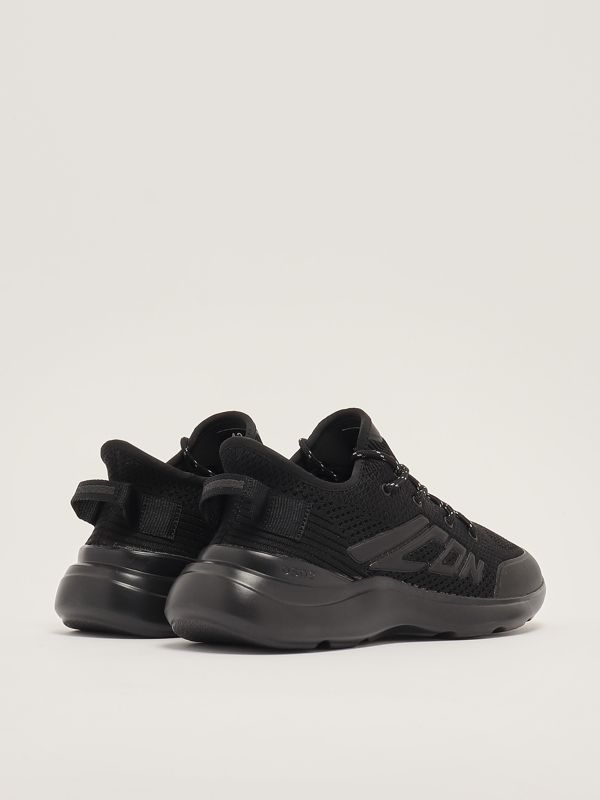 3. Fly men's stretch knit sneakers Black Dsquared2 snm041359204345