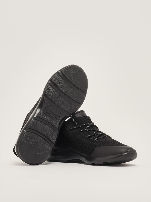 4. Fly men's stretch knit sneakers Black Dsquared2 snm041359204345