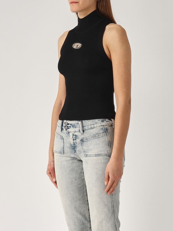 2. Top donna in misto viscosa Nero Diesel 130200dlax