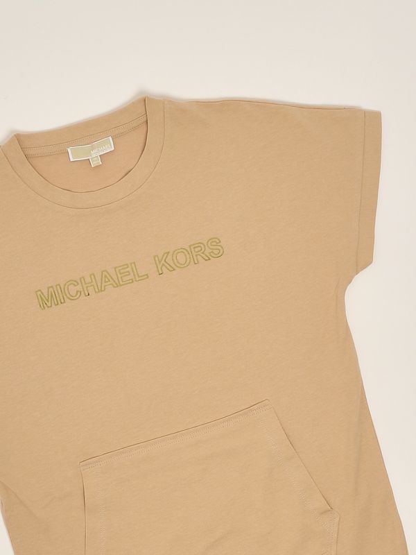Michael Kors Cotton dress for girls - Beige