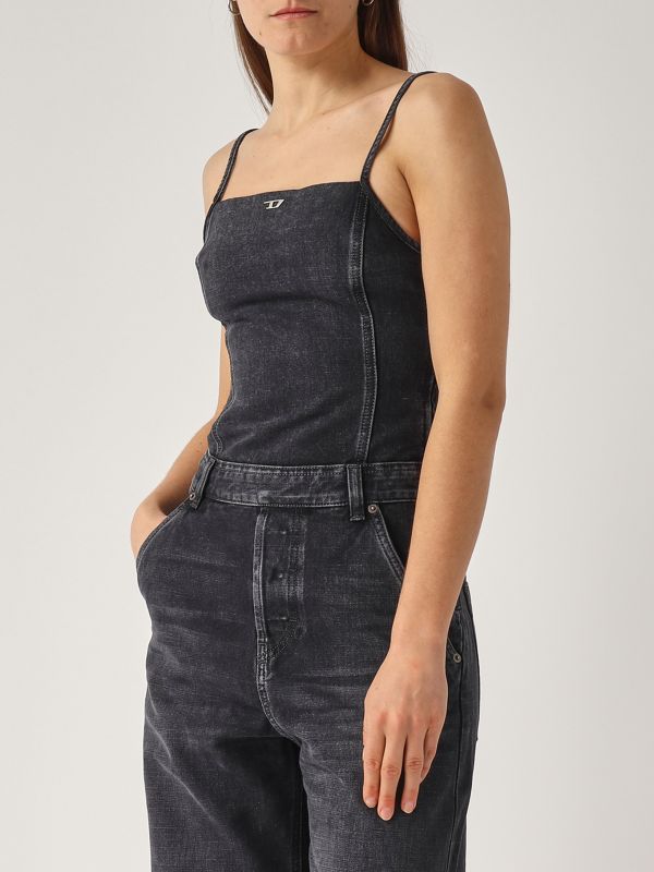 パンツ DENIM&SUPPLY RL black rayon jumpsuit Z Supply Beachside Smocked Jumpsuit In Black Rayon | Red Dress