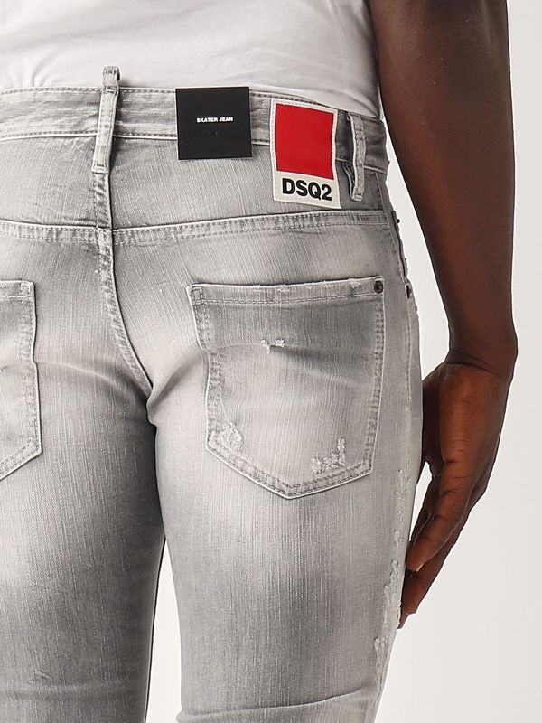 新品定価10万】DSQUARED2 SKATER JEAN ライトグレー 46 DSQUARED2 
