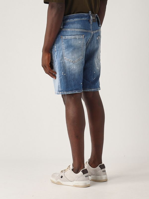 Dsquared2 Marine men's stretch cotton bermuda shorts - Medium