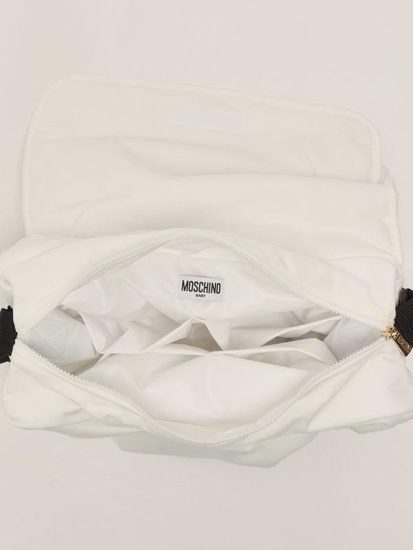 5. Sac maman en coton Blanc Moschino mux05blca19