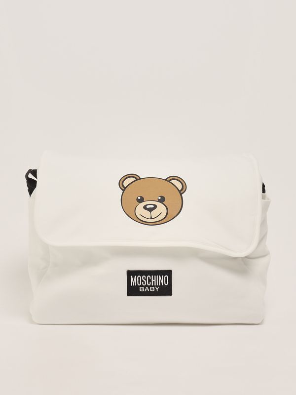 1. Mumienbeutel aus Baumwolle Weiß Moschino mux05blca19