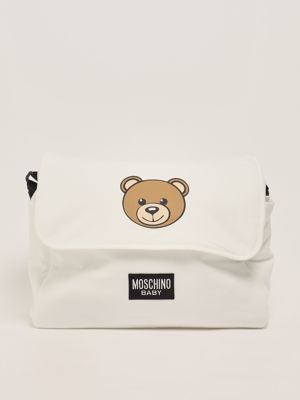 1. Mumienbeutel aus Baumwolle Weiß Moschino mux05blca19