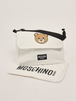 4. Mumienbeutel aus Baumwolle Weiß Moschino mux05blca19