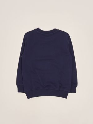 2. Cotton sweatshirt for boys Blue Moschino huf08vlca19