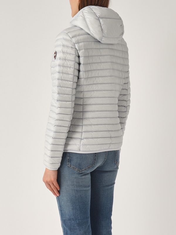 3. Natürliche Daunenjacke für Frauen Hellgrau Colmar 2224a9vx