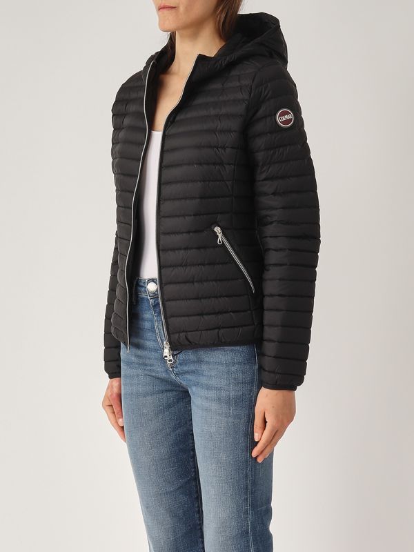 2. Natürliche Daunenjacke für Frauen Schwarz Colmar 2224a9vx