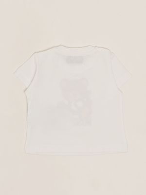 2. Baby-T-Shirt aus Baumwolle Weiß Moschino mnm047laa03