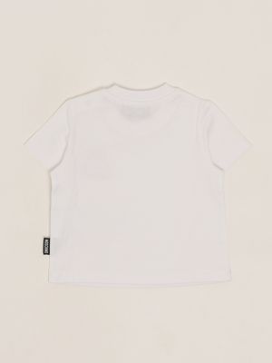 2. Stretch cotton newborn T-shirt White Moschino mum045laa24