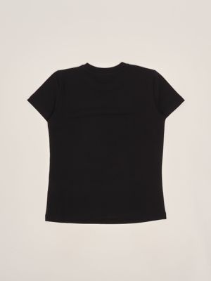2. T-shirt bambino in cotone stretch Nero Moschino hxm04klaa24