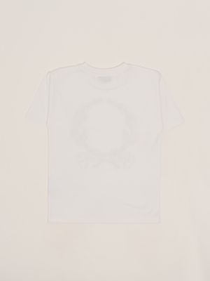 2. T-shirt bambino in cotone stretch Bianco Ottico Moschino hsm050laa02