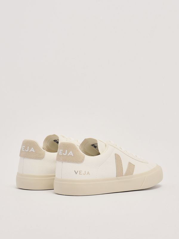 スニーカー VEJA Woman Sneakers White CP0502920 EXTRA-WHITE ALMOND Veja Campo Sneakers CP0502920-EXTRA WHITE ALMOND | IlDuomo
