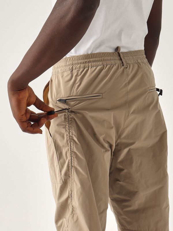 4. Men's jogger pants in technical fabric Beige Dsquared2 s74kb0989s53353