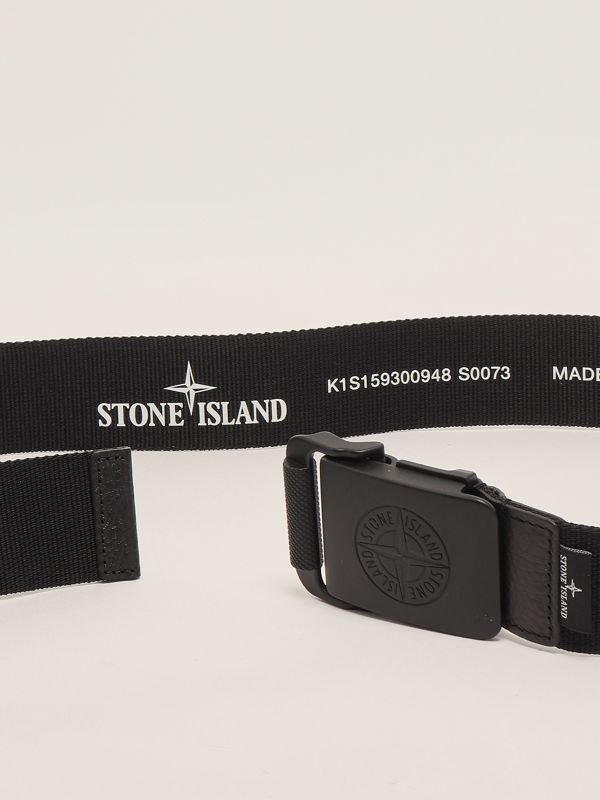 2. Men's canvas belt Black Stone Island k1s159300948s0073