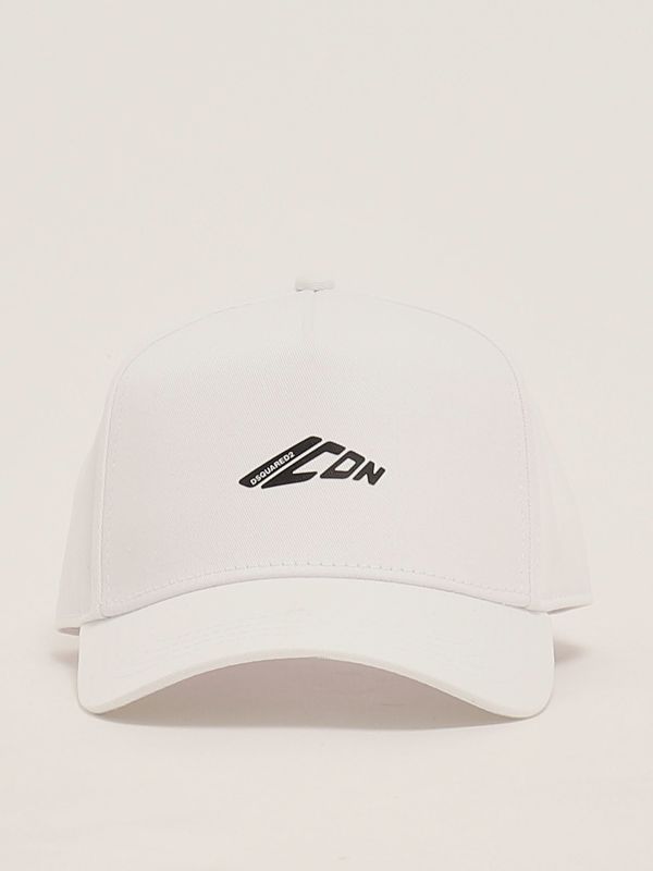 1. Bonnet en coton pour homme Blanc Dsquared2 bcm087105c00001