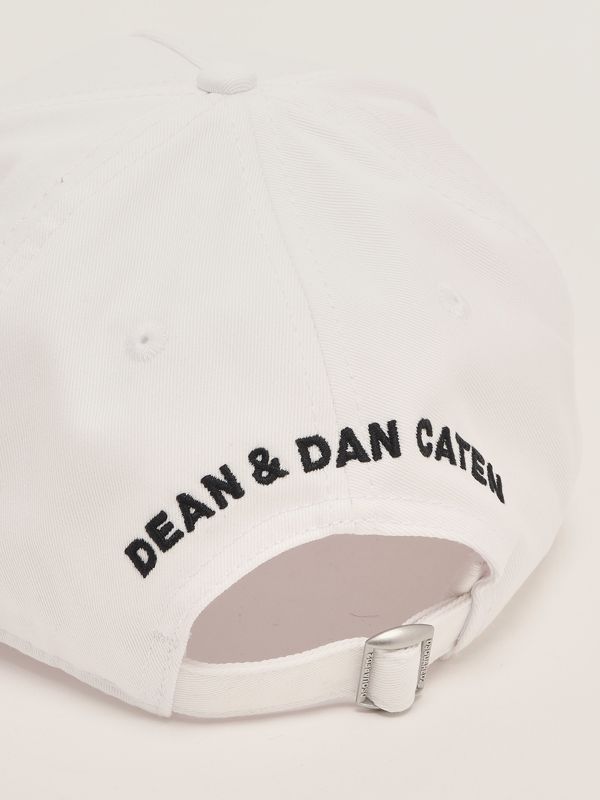 3. Bonnet en coton pour homme Blanc Dsquared2 bcm087105c00001