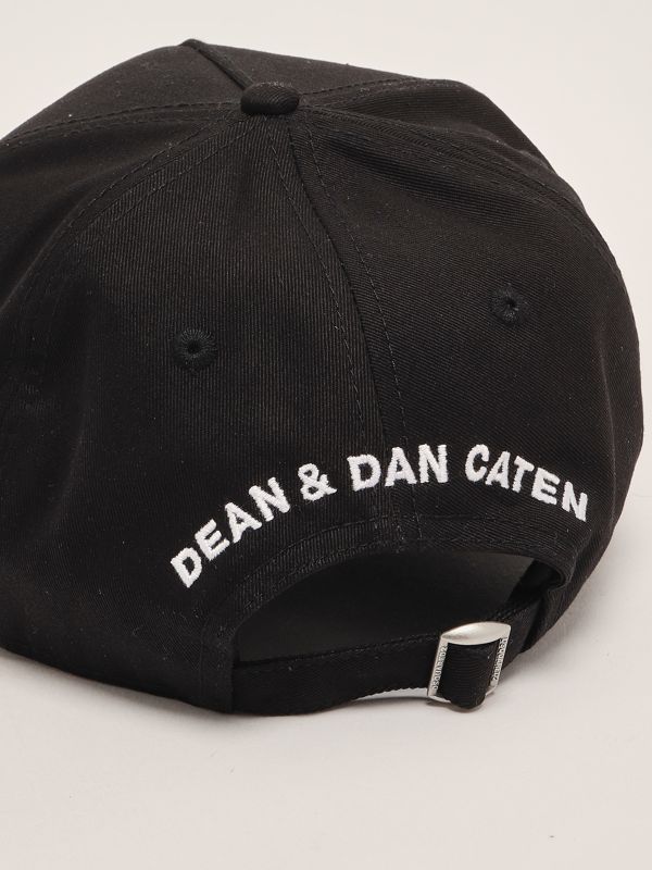 3. Bonnet en coton pour homme Noir Dsquared2 bcm087105c00001