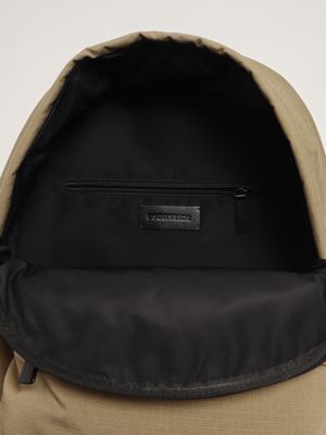 3. Zaino uomo in cotone ripstop e pelle Kaki-Nero Dsquared2 bpm011916808212