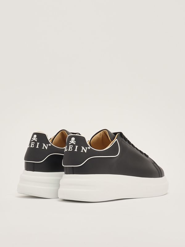 3. Men's Lo-Top Leather Sneakers Black Philipp Plein fadsusc0599ple005n