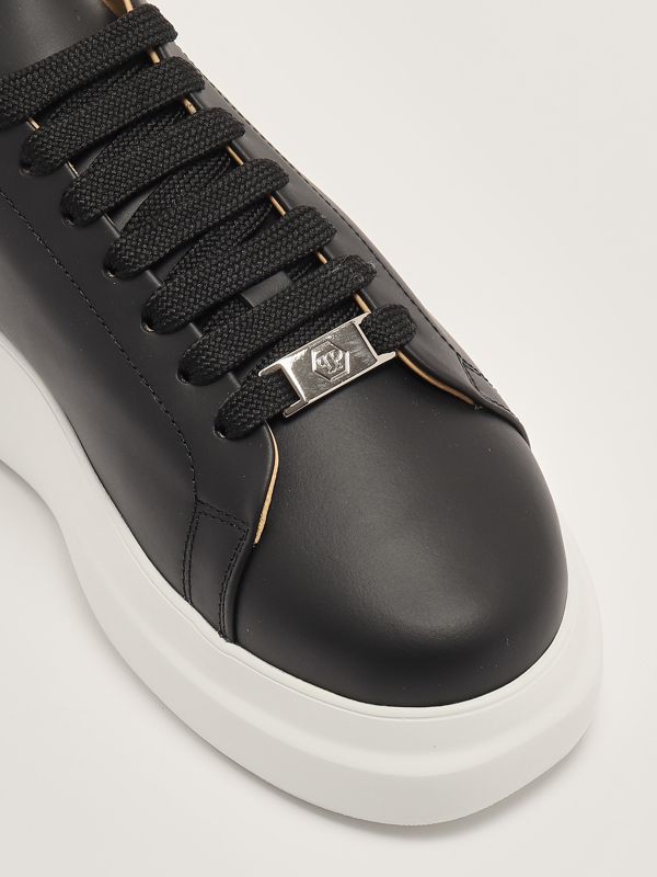 スニーカー PHILIPP PLEIN Men Sneakers Black FADSUSC0599PLE005N 02 Men's Lo-Top Leather Sneakers fadsusc0599ple005n Black