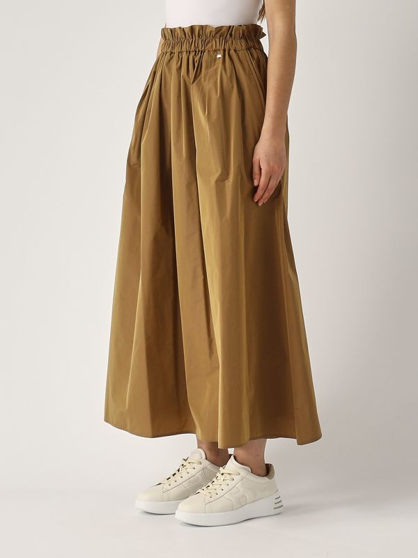 Women's skirt in New Techno taffeta gn000044d12483z Camel