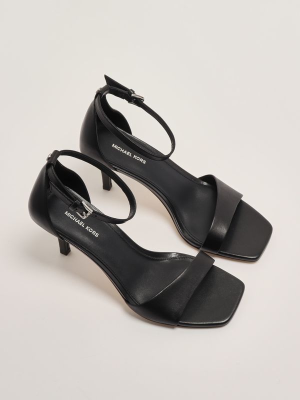 Jaida women's leather sandal 40s5jdms1l Black | Caposerio.com