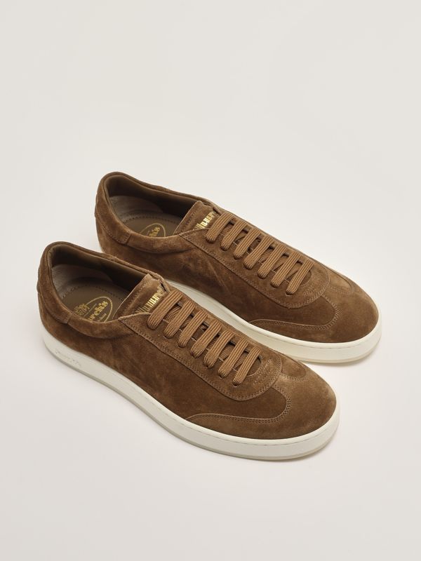 Church's Largs 2 men's suede sneakers - Cigar | Caposerio.com