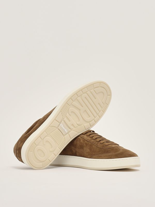 Church's Largs 2 men's suede sneakers - Cigar | Caposerio.com